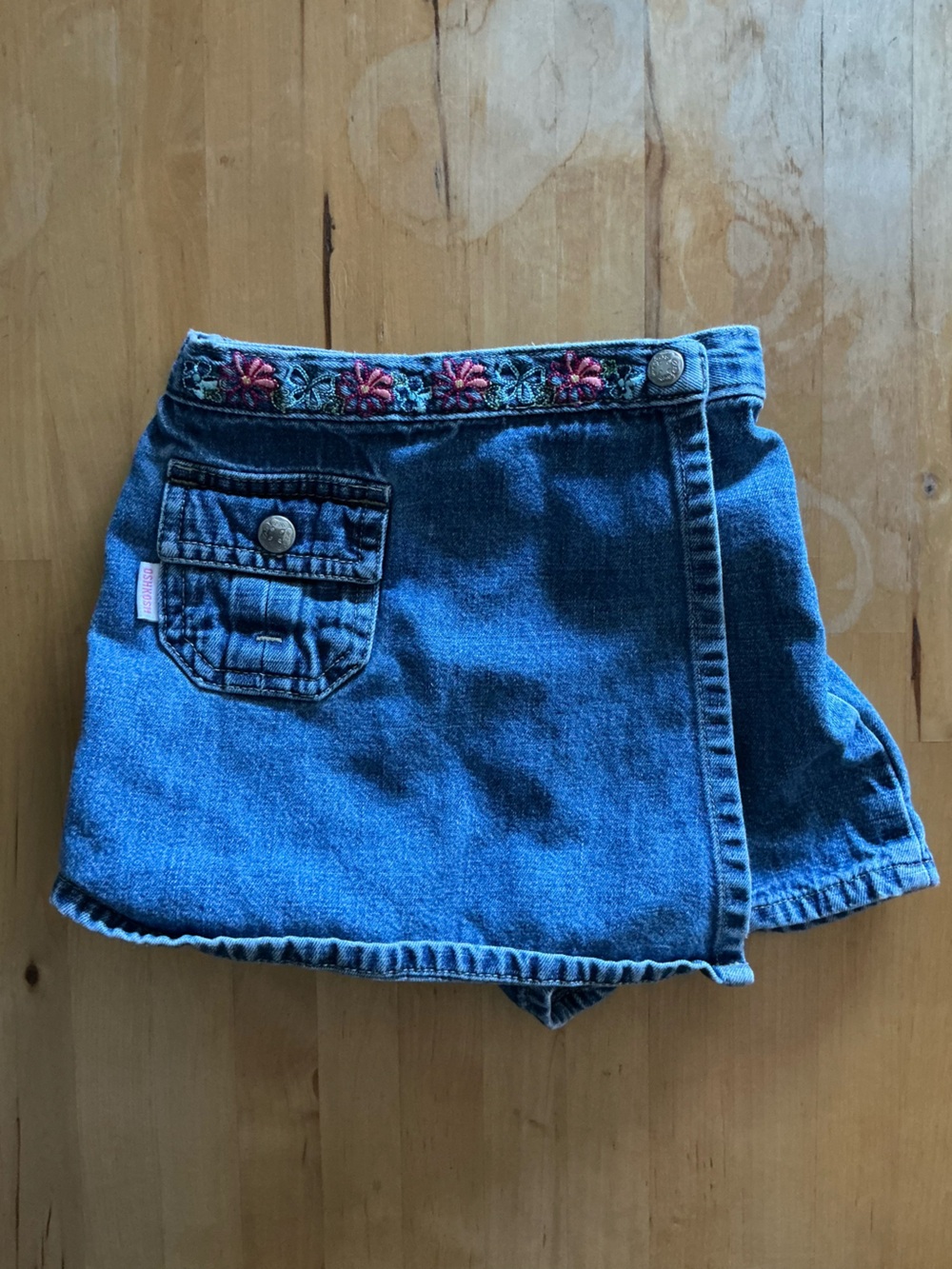 Oshkosh Girks 3/3T Denim Skort